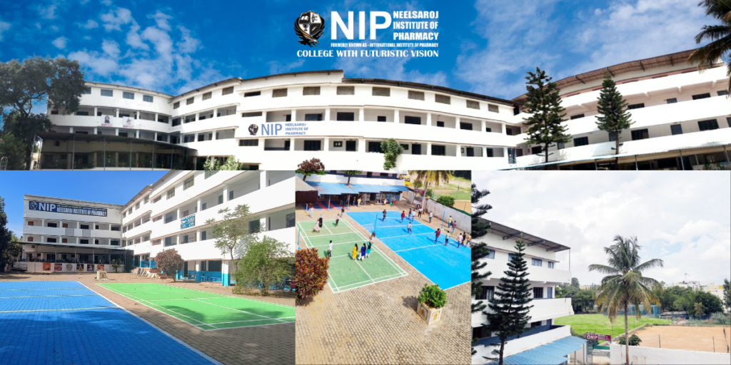 Nip College promotional banner showcasing the campus and academic programs.